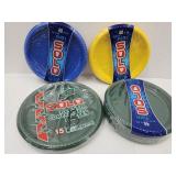 4 Packs Solo Rigid Plastic Plates
