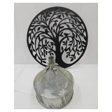 Galvinized Funnel & Wall Decor
