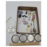 GM Muncie 75th Anniver. Medal, Coasters, Jewelry,+