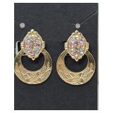 Vintage Multicolor Stone Earrings