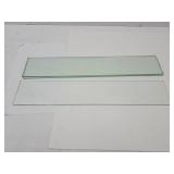 Lot 4x22 Glass Shelves