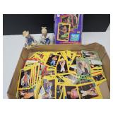 Wrestling Cards & BLue Denim Day Figs.