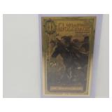 1 Full Oklahoma Goldback 1/1000th Oz 24K Gold