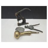 Brass Knob, Titanium Buckle, Universal Rivitor +