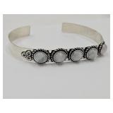 925 Silver Moonstone Bracelet