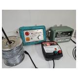 3 Electric Fence Chargers, (See Pictures For Info)