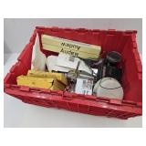 Scissor Lid Tote wit Vehicle Lens, Locks, Lights +