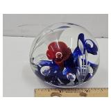 Joe Rice Glass Paperweight