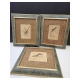 Set of 3 Hummingbirds Wall Art Kinder Harris