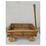 Oak Wood Wagon 13.5 x 24.5" Long