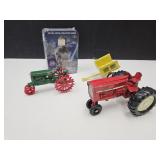 Metal Tractor 5", 4.5", trailer 4"L, Star Wars