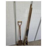 Post hole diggers & Shovel