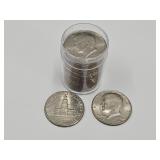 Roll of Bicentenniel Half Dollar Coins