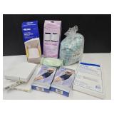 Heal Pillow, Rib Belts, Elbow Strapes +