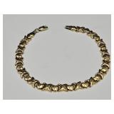 14K Gold Bracelet Broke Clasp See Weight
