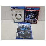 PS4 Glider Scrolls, Need for Speed, S W Battlefrot