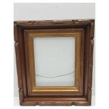 Antique Frame with Glass  13 x 15"