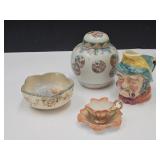 England Toby Mug, Oriental  Dish, Urn,Japan Tea C