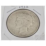1922 Silver Peace One Dollar Coin