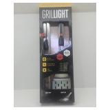 NIB Grillight Stainless Steel LED Grill Set