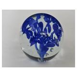 Fayetteville AR Titan Art Glass Paperweight