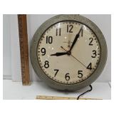 VTG GE Clock-Bubble Glass-12"- needs cord- Unteste