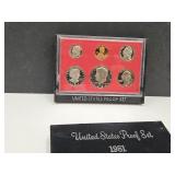 1981 United States Proof Set Coins
