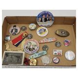 Political, Scout + Buttons, Reagan Knives +
