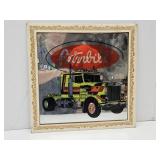 Mirrored Peterbuilt Sign 12 x 12