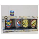 Set DC Comics Glasses & Shot Glass