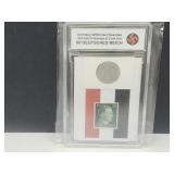 Germany WWII 50 Deutsches Reich Stamp & Coin Set