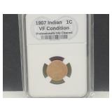 1907 Indian Head Penny Coin