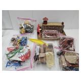 VTG Marx Toys- Cowboys, Indians, Ft. Apache, +