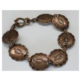 Solid Copper Southwestern Style Bracelet