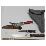 Victorinox Knife, See Size, Handgun Bag, & Knives