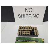 38 S&W Ammo  34 Rounds Ammo & Some Brass