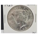 1923  Silver Peace Dollar Coin
