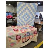 Cutter Quilt & Toddler Size Quilt See Condition