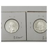 2008 S Silver Alaska Hawaii Silver State Quarters