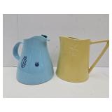USA Cronin Pottery Pitcher & Art Deco Pitcher