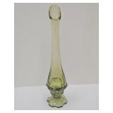 MCM Fenton Swung Glass Vase 13"