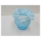 Fenton 4.5" Blue Hobnail Vase