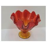 MCM Viking L.E. Smith Amberina 7" Dish