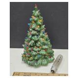 Vingtage 11 1/2" h Ceramic Christmas Tree no base