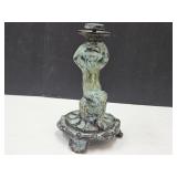 VTG Cherub Figurine Statue Bronze or Brass? 6.5 in