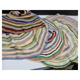 VTG Crochet Rugs 26-36 & 25-30.