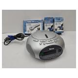 CD Player, Head Lamp & Fishing Tool
