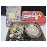 Trinket Copper Enameling W/box & Book
