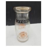 Highland Jersey Half Pint Store Milk Bottle