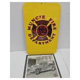 Muncie Fire Dept 12x18 & 2 Pictures